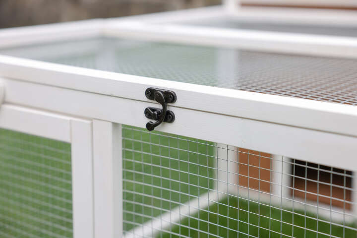 KERBL Freilaufgehege mit Unterschlupfhaus